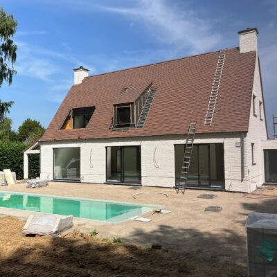 Schilderen met structuurverf rewah werf Herent Willems 9